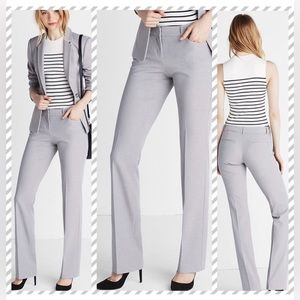 Express “Editor” Bootcut Pant - Light Gray